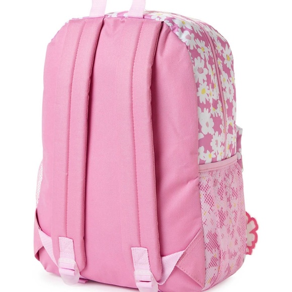 Madison and Dakota Backpack Set Pink Daisy Matching Lunch Bag Pencil Case New - Picture 7 of 14